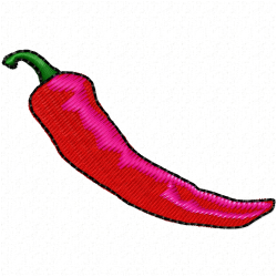 Pepper Embroidery Design 3 Pepper Embroidery Design 3